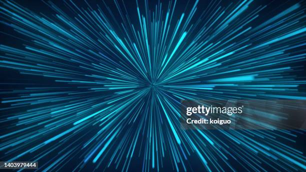 divergent blue beam - time travel stock pictures, royalty-free photos & images