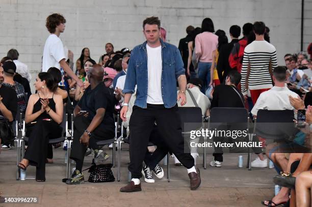 Fashion designer Jonathan Anderson walks the runway during the JW Anderson Ready to Wear Spring/Summer 2023 fashion show as part of the Milan Men...