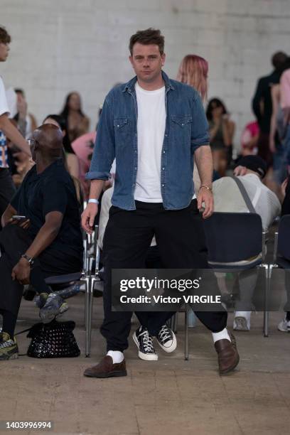 Fashion designer Jonathan Anderson walks the runway during the JW Anderson Ready to Wear Spring/Summer 2023 fashion show as part of the Milan Men...