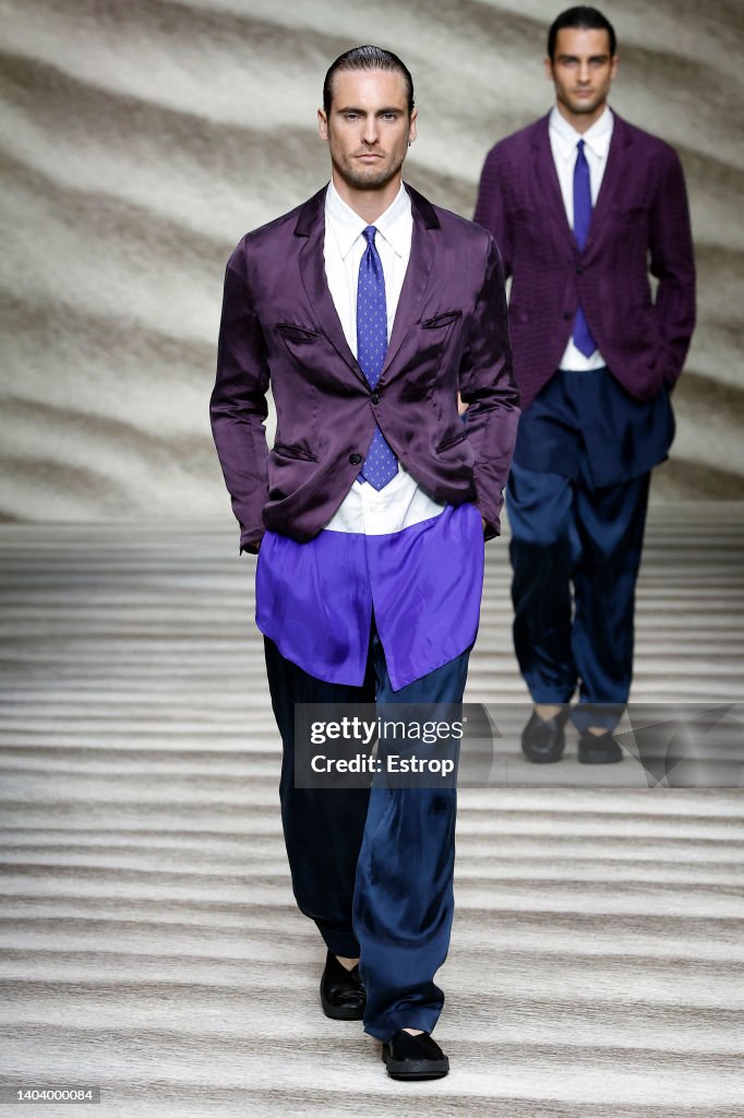 Giorgio Armani - Runway - Milan Fashion Week S/S 2023