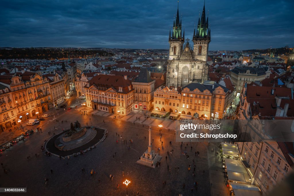 Old town Square in Prague, Czech Republic