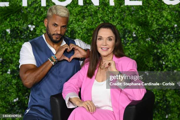 Ricky Whittle and Stepfanie Kramer attend The Stepfanie Kramer Photocall as part of the 61st Monte Carlo TV Festival At The Grimaldi Forum on June...