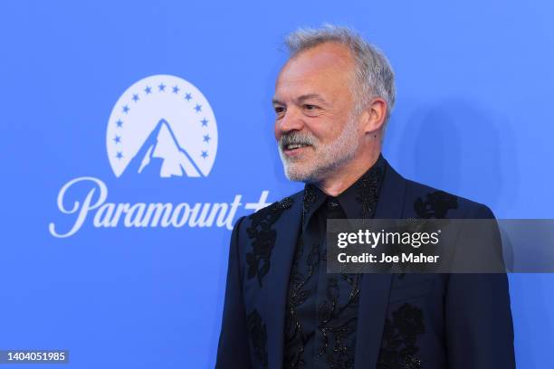 Graham Norton arrives at the Paramount+ UK launch at Outernet London on June 20, 2022 in London, England.
