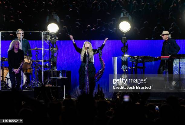 Stevie Nicks performs at the Bonnaroo Music & Arts Festival on June 18, 2022 in Manchester, Tennessee.