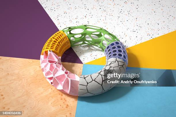 multicolored pie chart - 3d pie chart stock pictures, royalty-free photos & images