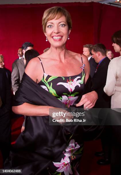 Emmy Winner Allison Janney backstage at the 53rd Emmy Awards Show, November 4, 2001 in Los Angeles, California.