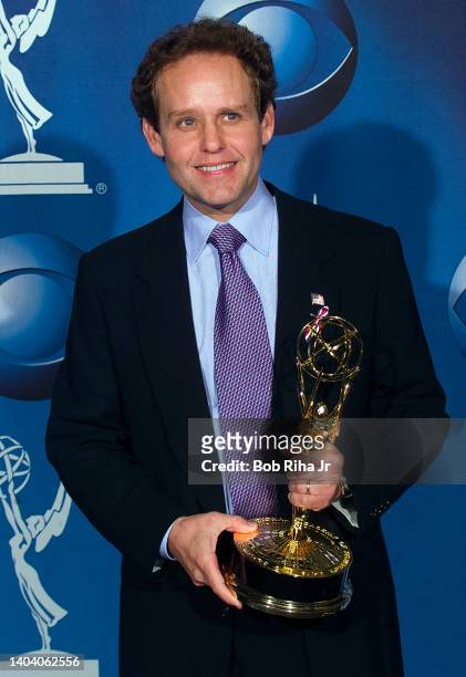 Emmy Winner Peter MacNicol backstage at the 53rd Emmy Awards Show, November 4, 2001 in Los Angeles, California.