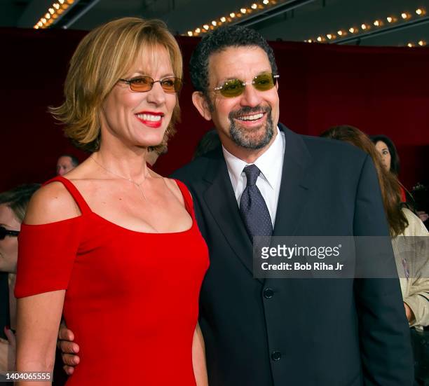 Director Thomas Schlamme and wife Actress Christine Lahti at the 53rd Emmy Awards Show, November 4, 2001 in Los Angeles, California. "n