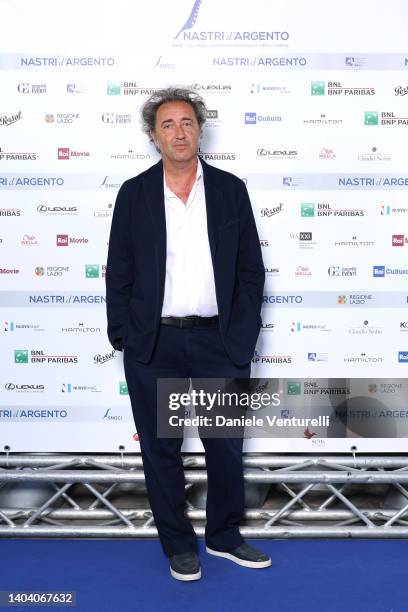 Paolo Sorrentino attends the red carpet at the 76th Nastri D'Argento 2022 on June 20, 2022 in Rome, Italy.