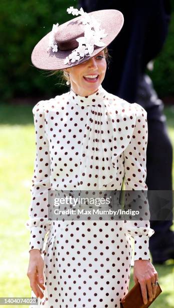 Catherine, Duchess of Cambridge attends day 4 of Royal Ascot at Ascot Racecourse on June 17, 2022 in Ascot, England.