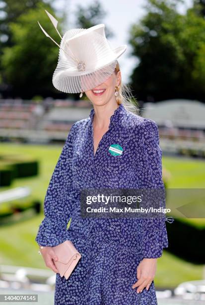 Lady Gabriella Kingston attends day 4 of Royal Ascot at Ascot Racecourse on June 17, 2022 in Ascot, England.