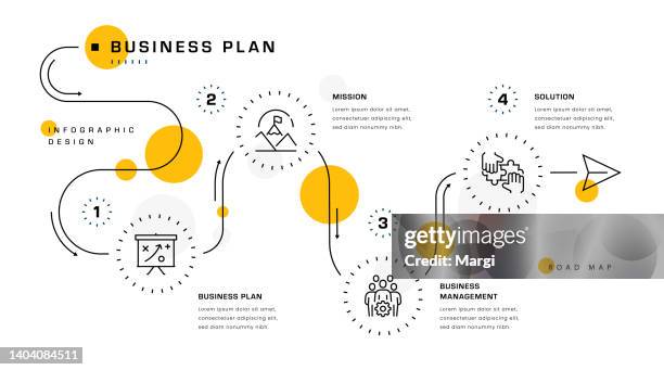 business plan infographic design - org chart stock illustrations