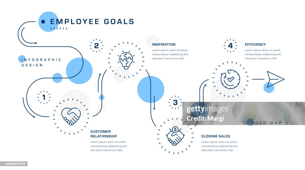 Employee Target Setting Graphics Employee Goals Infographic Design High-Res Vector Graphic - Getty Images