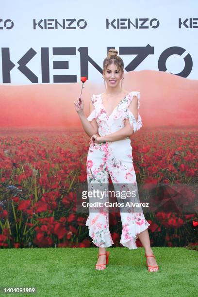 Sara Cisneros attends the Kenzo party at the Museo del Traje on June 20, 2022 in Madrid, Spain.
