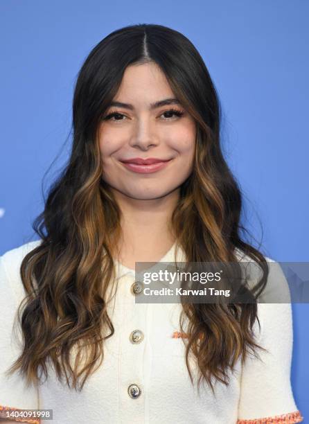 Miranda Cosgroveattends the Paramount+ UK Launch on June 20, 2022 in London, England.