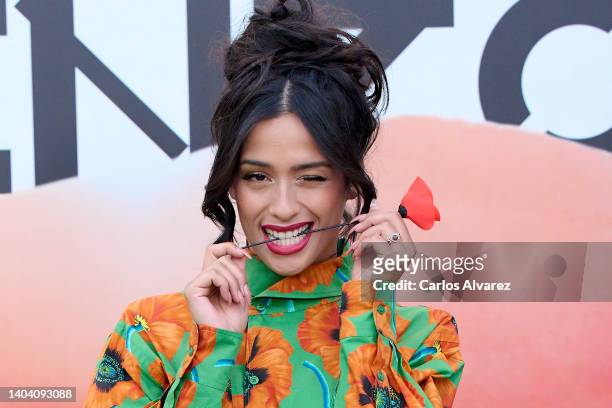 Singer Chanel Terrero attends the Kenzo party at the Museo del Traje on June 20, 2022 in Madrid, Spain.