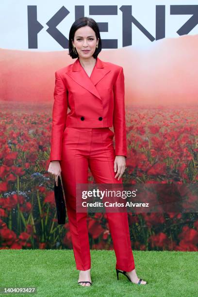 Actress Veronica Sanchez attends the Kenzo party at the Museo del Traje on June 20, 2022 in Madrid, Spain.