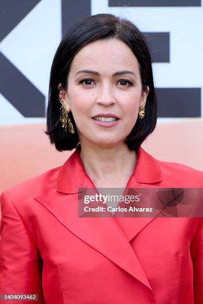 Actress Veronica Sanchez attends the Kenzo party at the Museo del Traje on June 20, 2022 in Madrid, Spain.