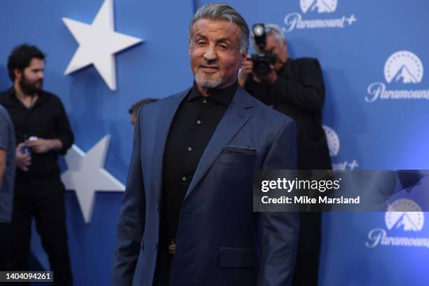 Sylvester Stallone attends the Launch of Paramount+ UK at Outernet London on June 20, 2022 in London, England.