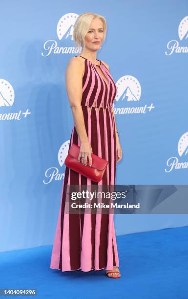 Gillian Anderson attends the Launch of Paramount+ UK at Outernet London on June 20, 2022 in London, England.