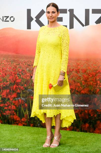 Marilo Montero attends the Kenzo party photocall at Museo del Traje on June 20, 2022 in Madrid, Spain.