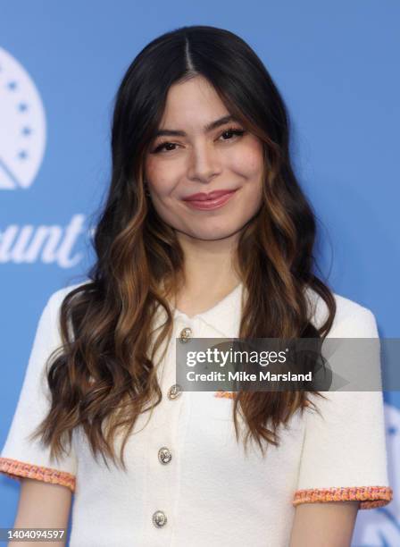 Miranda Cosgrove attends the Launch of Paramount+ UK at Outernet London on June 20, 2022 in London, England.