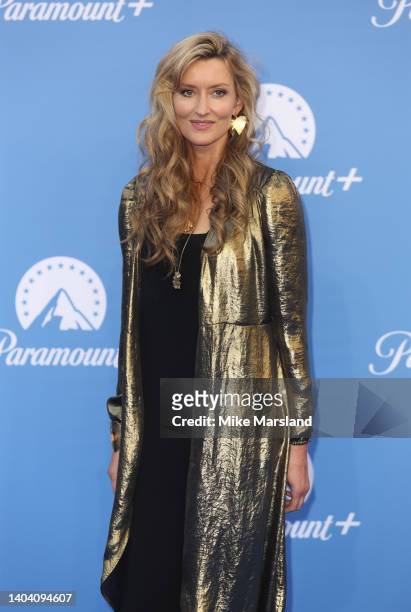 Natascha McElhone attends the Launch of Paramount+ UK at Outernet London on June 20, 2022 in London, England.