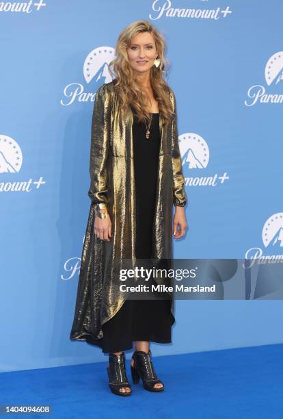 Natascha McElhone attends the Launch of Paramount+ UK at Outernet London on June 20, 2022 in London, England.