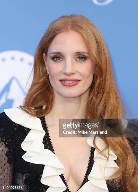 Jessica Chastain attends the Launch of Paramount+ UK at Outernet London on June 20, 2022 in London, England.