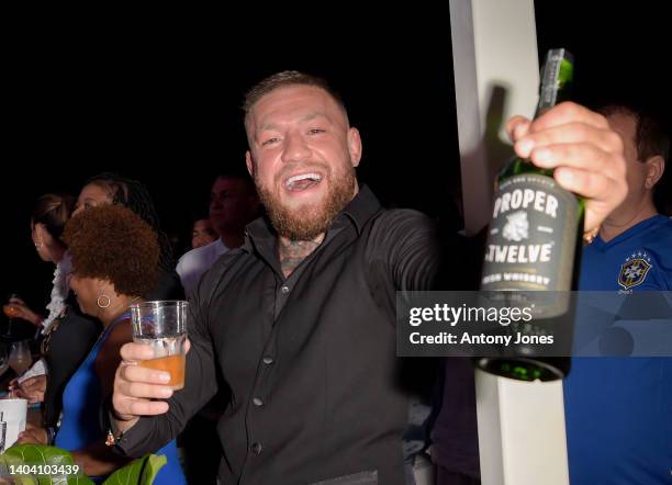 Conor McGregor attends as Spotify hosts an evening of music with star-studded performances with DJ Pee .Wee aka Anderson .Paak and Kendrick Lamar,...