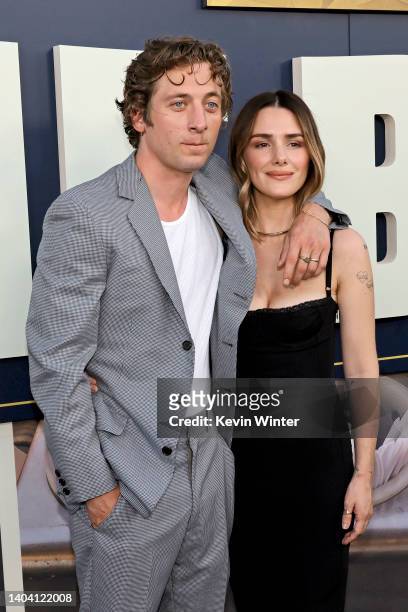 Jeremy Allen White and Addison Timlin attend the Los Angeles Premiere of FX's "The Bear" at Goya Studios on June 20, 2022 in Los Angeles, California.
