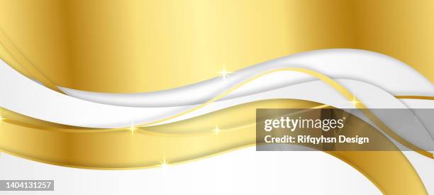 abstract elegant white luxury background with gold line element - gold metal stock illustrations