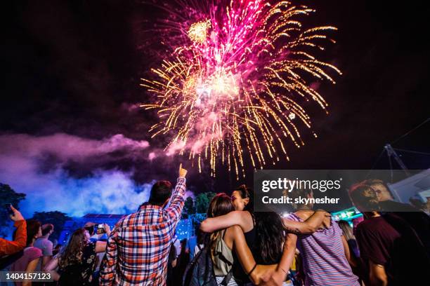 Firework Goopy 2,623 Fireworks Crowd Night Stock Photos, High-Res Pictures, and Images ...