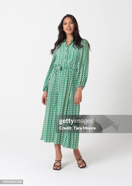 beautiful woman in studio - cut out dress stock pictures, royalty-free photos & images