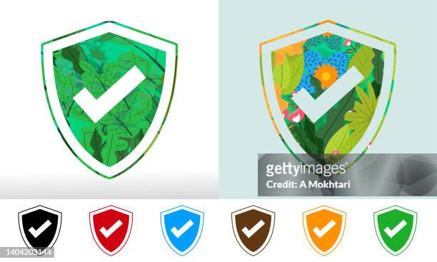 ilustrações, clipart, desenhos animados e ícones de ícone do protetor da proteção - bouclier