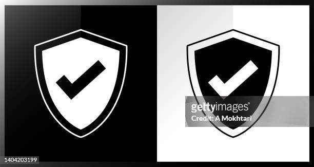 schutzschild-symbol - icône stock-grafiken, -clipart, -cartoons und -symbole