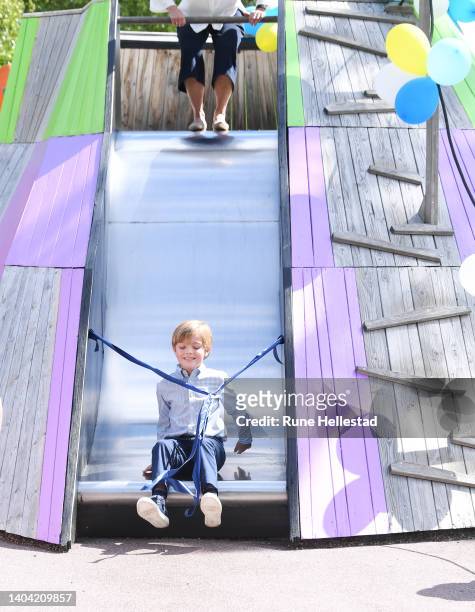 Prince Nicolas of Sweden inaugurates Discovery Park on June 21, 2022 in Skuleberget, Sweden.