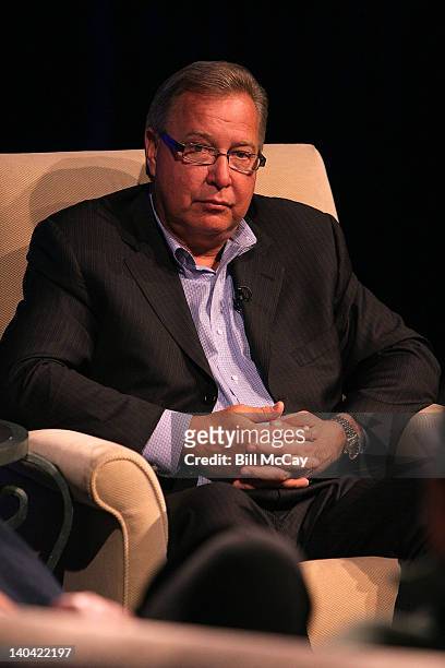 Ron Jaworski attends the filming of "Stars of Maxwell Football Club Discussion Table" at Harrah's Resort March 2, 2012 in Atlantic City, New Jersey.