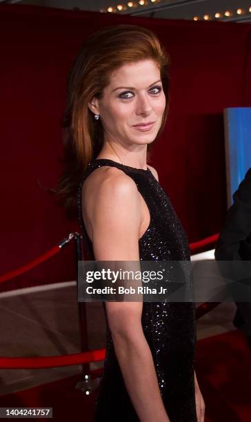 Actress Debra Messing at the 53rd Emmy Awards Show, November 4, 2001 in Los Angeles, California.