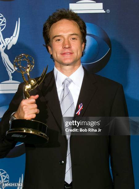 Emmy Winner Bradley Whitford backstage at the 53rd Emmy Awards Show, November 4, 2001 in Los Angeles, California.