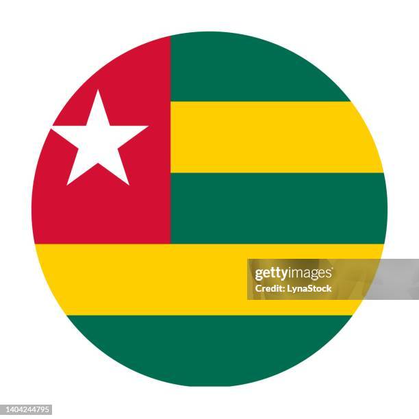 national flag of togo - 多哥 幅插畫檔、美工圖案、卡通及圖標