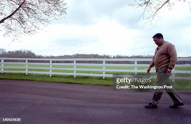 Day with Muhammad Ali on his farm in Berrien Springs, Michigan, May 14, 1997. .