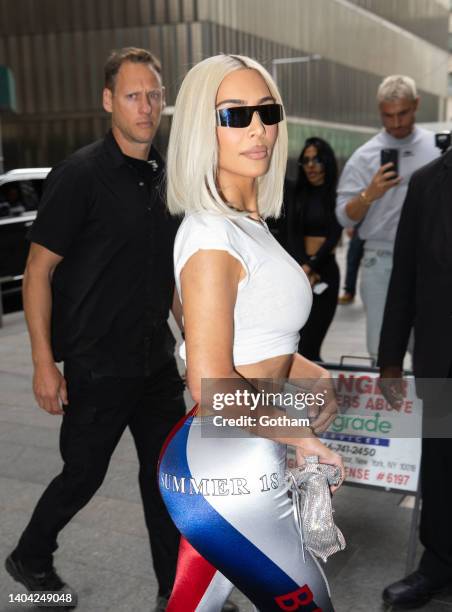 Kim Kardashian is seen on June 21, 2022 in New York City.