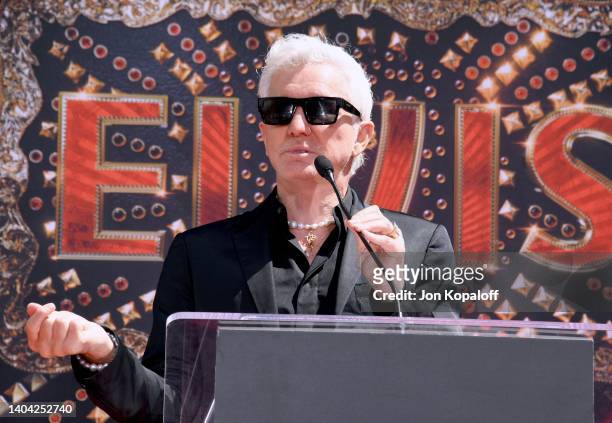 Baz Luhrmann attends the Handprint Ceremony honoring Priscilla Presley, Lisa Marie Presley And Riley Keough at TCL Chinese Theatre on June 21, 2022...