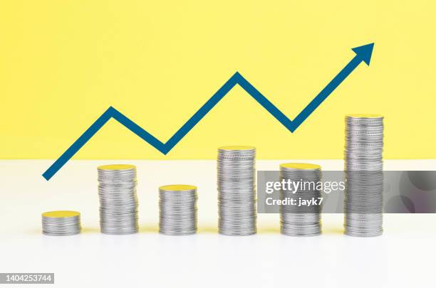 investment - arrow upward stock pictures, royalty-free photos & images