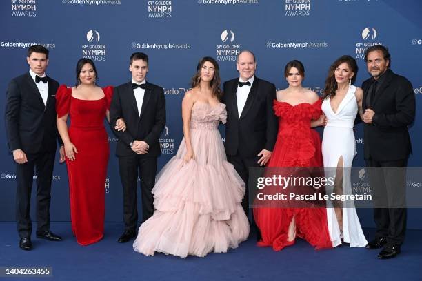 Tanner Novlan, Marie Chevallier, Louis Ducruet, Jacqueline MacInnes Wood, Prince Albert II of Monaco, Camille Gottlieb, Krista Allen and Thorsten...