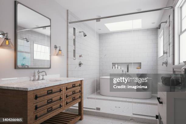 modern luxury bathroom interior - 廁所 家居設施 個照片及圖片檔