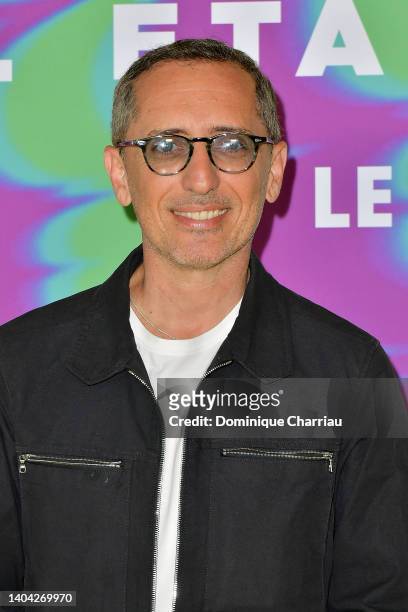 Gad Elmaleh attends the "Minions: The Rise of Gru " Premiere at Mk2 Bibliotheque on June 21, 2022 in Paris, France.