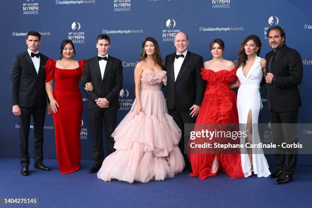 Tanner Novlan, Marie Chevallier, Louis Ducruet, Jacqueline MacInnes Wood, Prince Albert II of Monaco, Camille Gottlieb, Krista Allen and Thorsten...