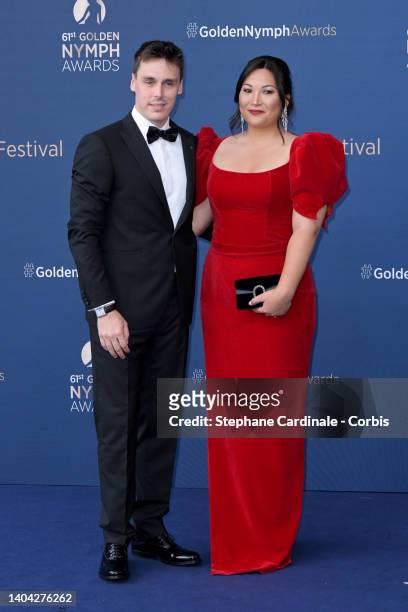 Louis Ducruet and Marie Chevallier attend the closing ceremony during the 61st Monte Carlo TV Festival on June 21, 2022 in Monte-Carlo, Monaco.